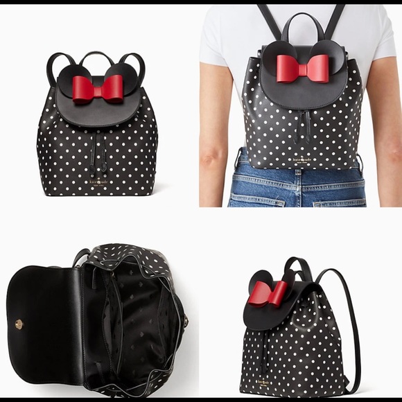disney x kate spade new york minnie mouse backpack - Picture 1 of 5